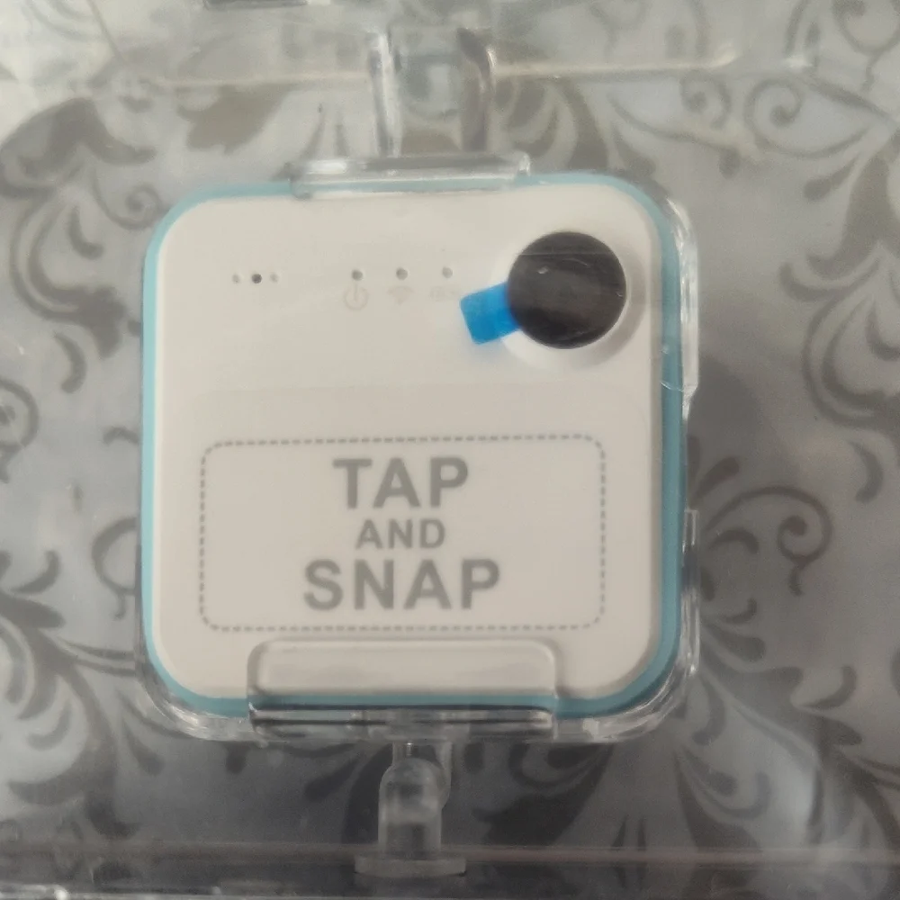 Ion SnapCam Wearable HD Video Camera - White and Blue